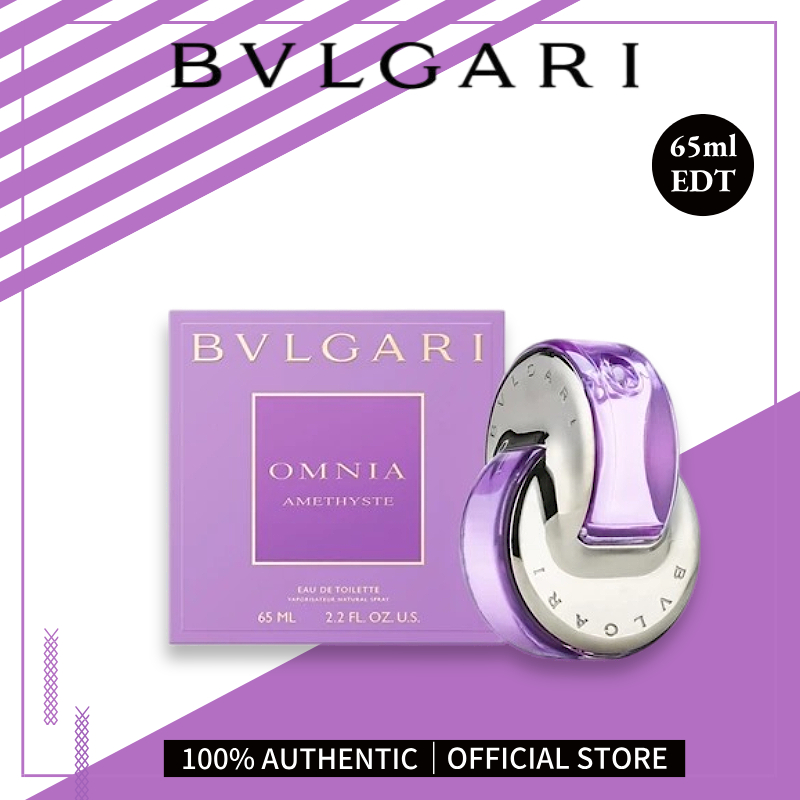 100% Genuine BVLGARI OMNIA AMETHYSTE EAU DE TOILETTE 65ML PERFUME PARFUM WANITA