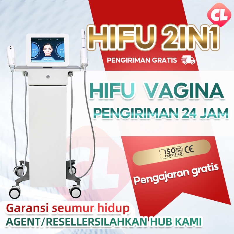 hifu 2in1 vagina vg alat hifu korean alat clinic kecantikan Pengetatan vagina hifu wajah ultrasound 