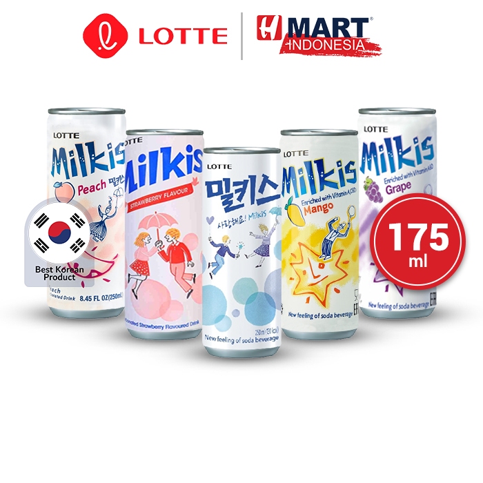 

Lotte Milkis Soda - Minuman Berkarbonasi dengan Susu 250ml