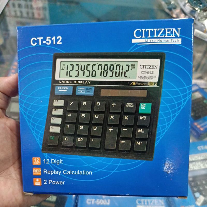 

Kalkulator CT512 Correct 12 Digit.