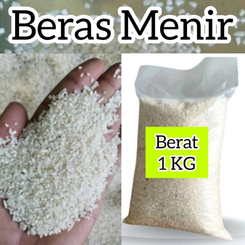 

Beras Menir 1kg untuk Konsumsi Bubur Lontong Ketupat Tepung atau Pakan Ternak Unggas Beras Patah Putih