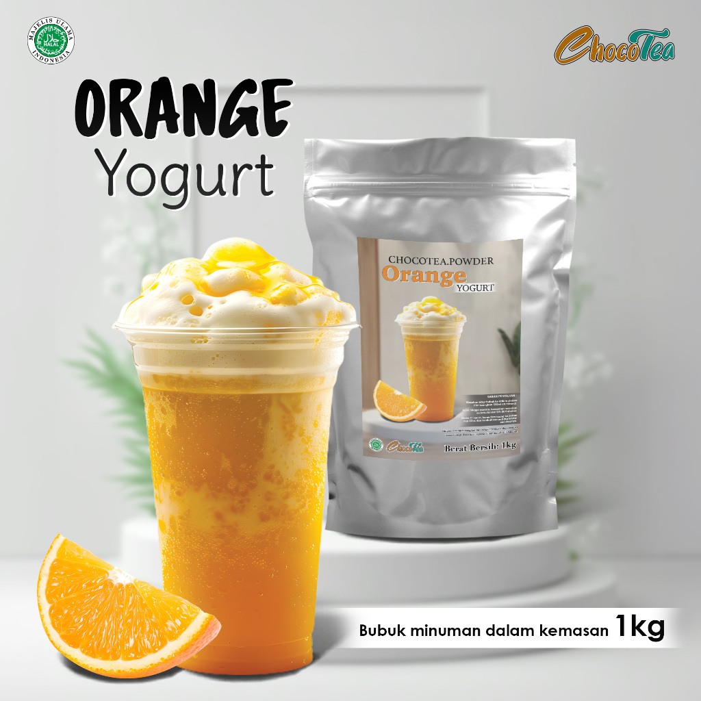 

BUBUK MINUMAN ORANGE YOGURT 1KG / SERBUK SEDUH ANEKA RASA / ICE SHAKE ES KEKINIAN / POWDER ORANGE YOGURT CHOCOLATE COKELAT COKLAT TARO MATCHA COOKIES CREAM VIRAL BANYAK PILIHAN VARIAN KEMASAN 1 KG 1000GRAM 1000 GRAM ENAK NIKMAT CREAMY LEZAT SUPPLIER