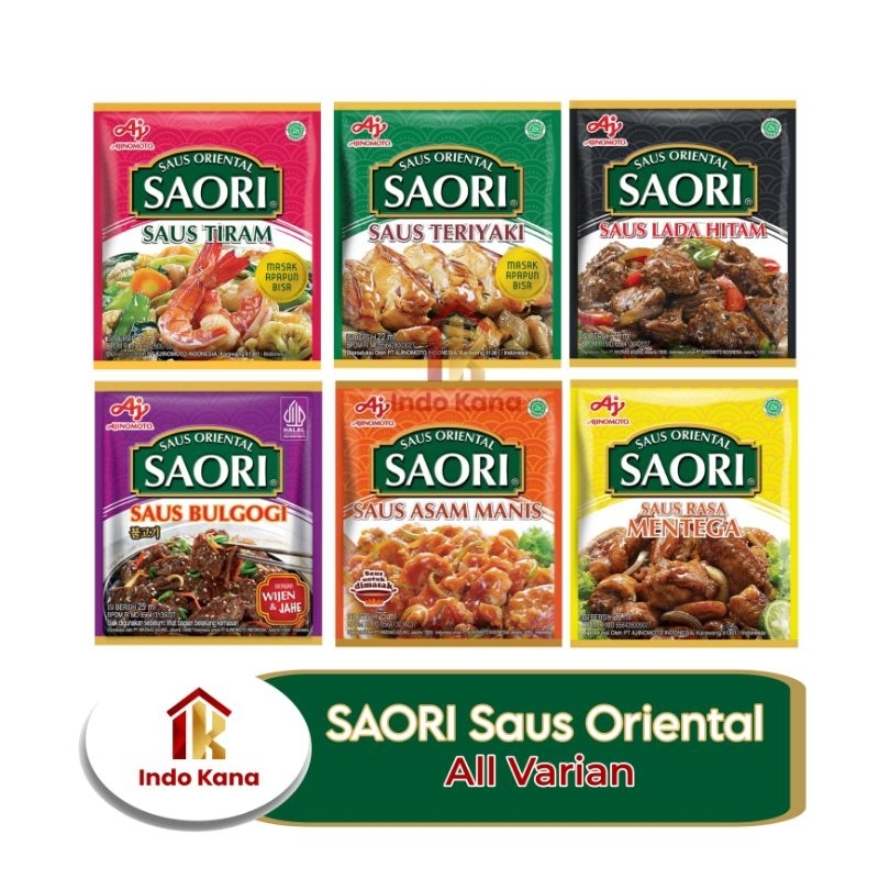 

SAORI Saus Oriental All Varian SACHET