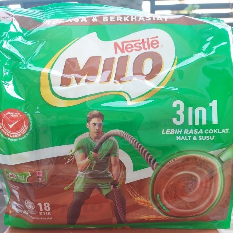 

milo stik 3in1 18stikx33g original 100% exp 30/06/2025