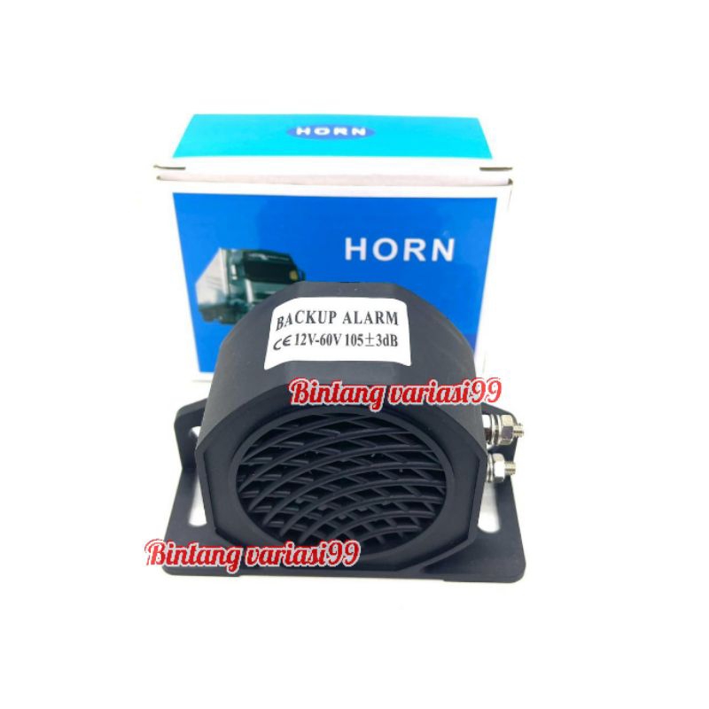 Alarm Mundur Mobil 1 Suara Back Horn/Klakson Mundur Truck & Bus 12V-24V