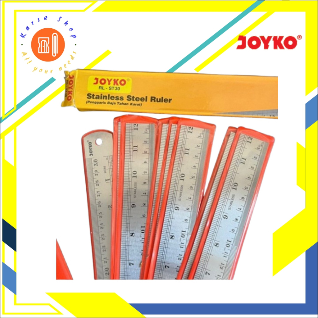 

Penggaris Besi Joyko 30 CM