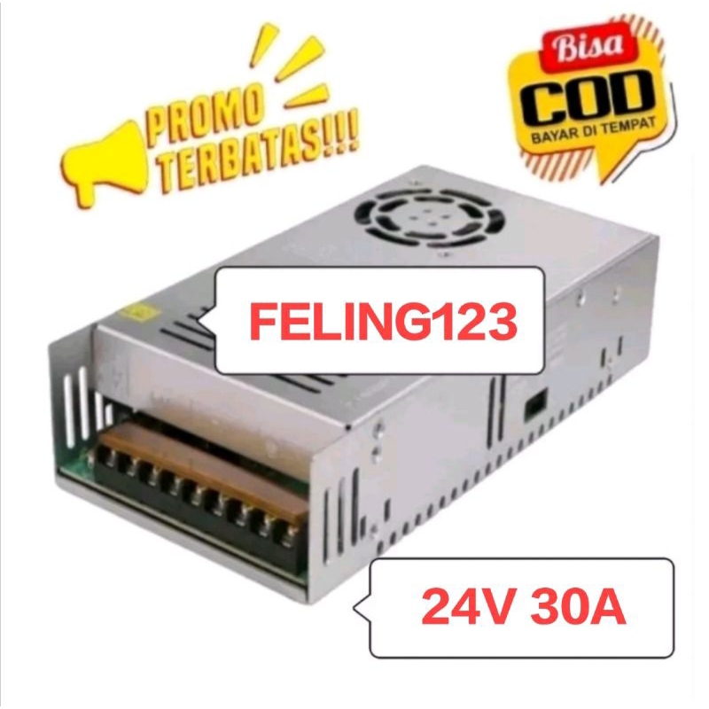 Power Supply 24V 30A FULL POWER