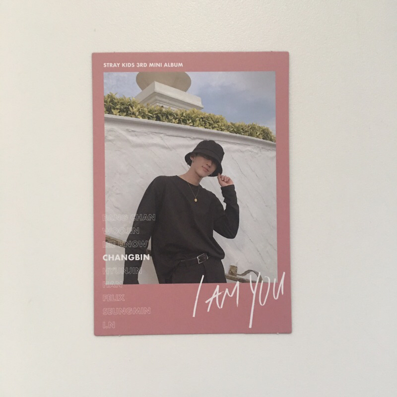 [OFFICIAL] Changbin Stray Kids Polaroid Kpop Photocard (I am YOU)