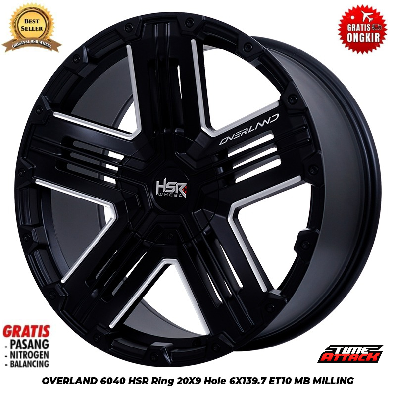 Velg Mobil Triton R20 HSR WHEEL Tipe Overland Ring 20 - TIME ATTACK BOGOR