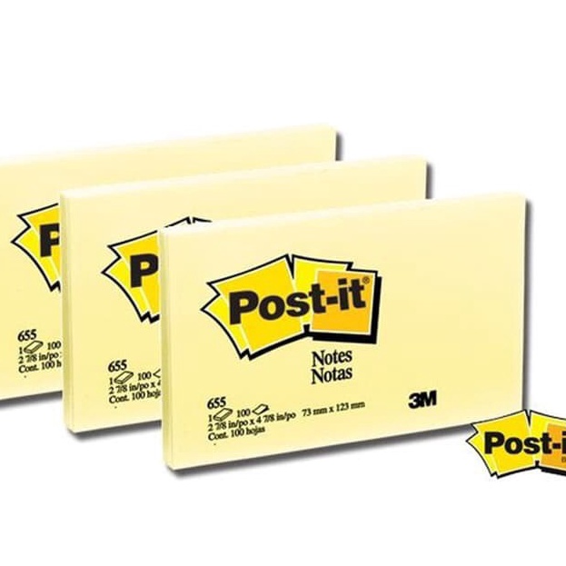 

KUALITAS TERBAIK PROMO Sticky Note 3M 655 76x127MM 1PAD