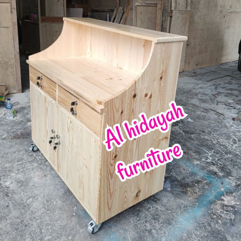 Meja Kasir Jati Belanda Meja Kasir Resto Meja Kasir Cafe