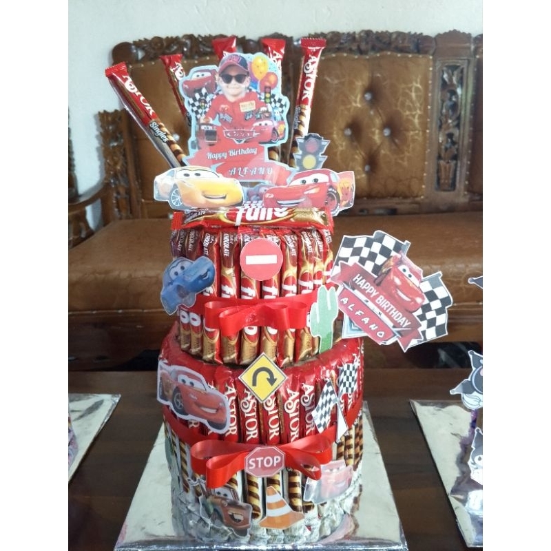 

Snack tower ultah anak anak