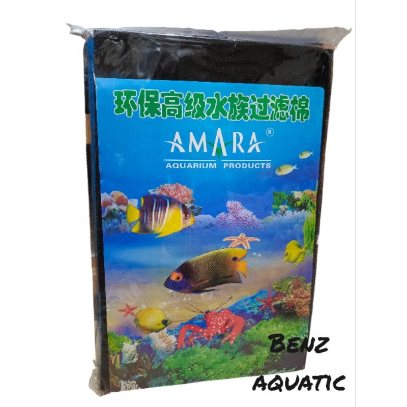 NEW KAPAS FILTER AKUARIUM AMARA BESAR 2 LAPIS / BUSA FILTER AQUARIUM