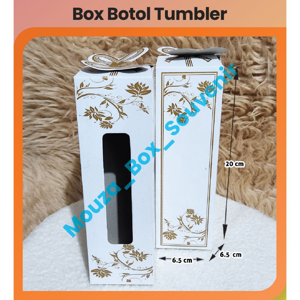 

5PCS BOX KEMASAN BOTOL TUMLER TANPA MIKA FRE TALI KUR