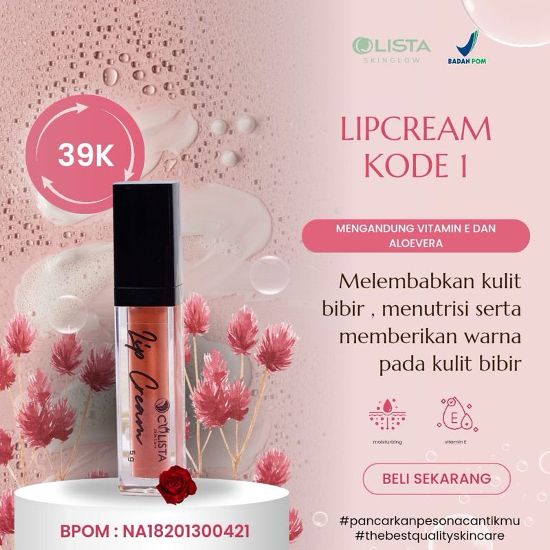 Promo Colista Soft Matte Lip Cream BPOM | Lipstik Colista Skincare Indonesia