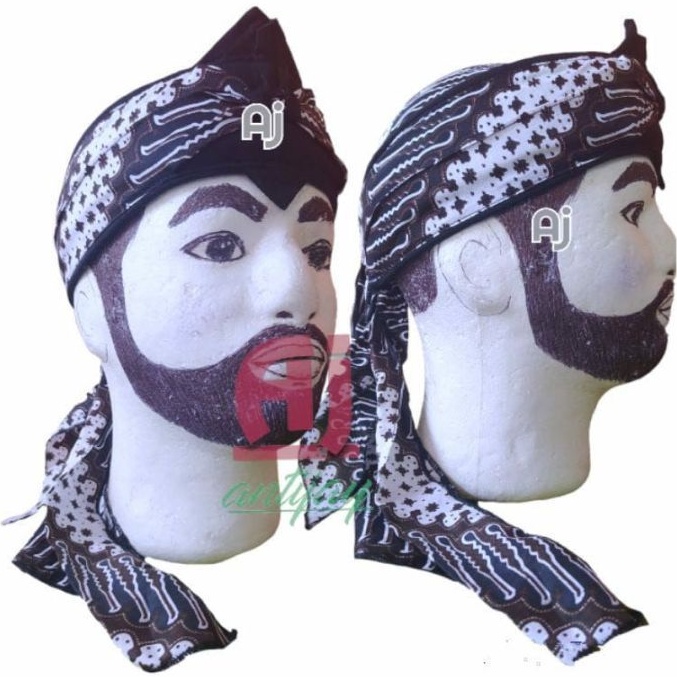 Diskon Terkeren Iket Blangkon  udeng peci Logo Bordir NU dan udeng batik TERBARU