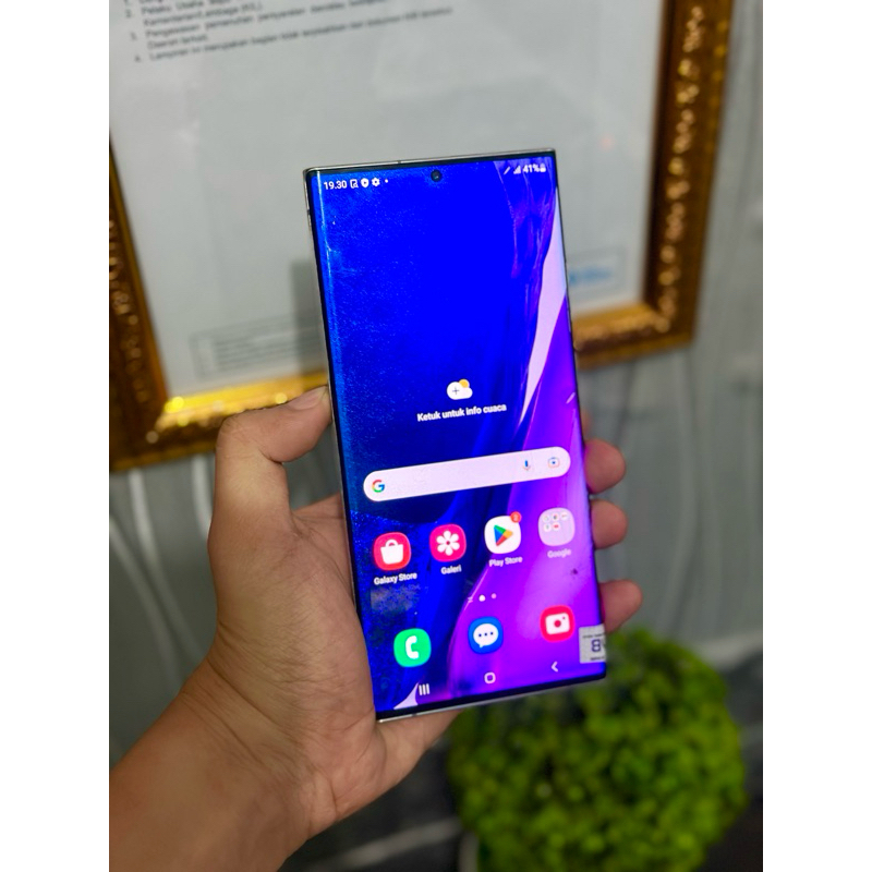 Handpone Hp Samsung Note 20 Ultra 8/256 Sein Resmi Original ( Ada Minus ) Second Seken bekas murah b