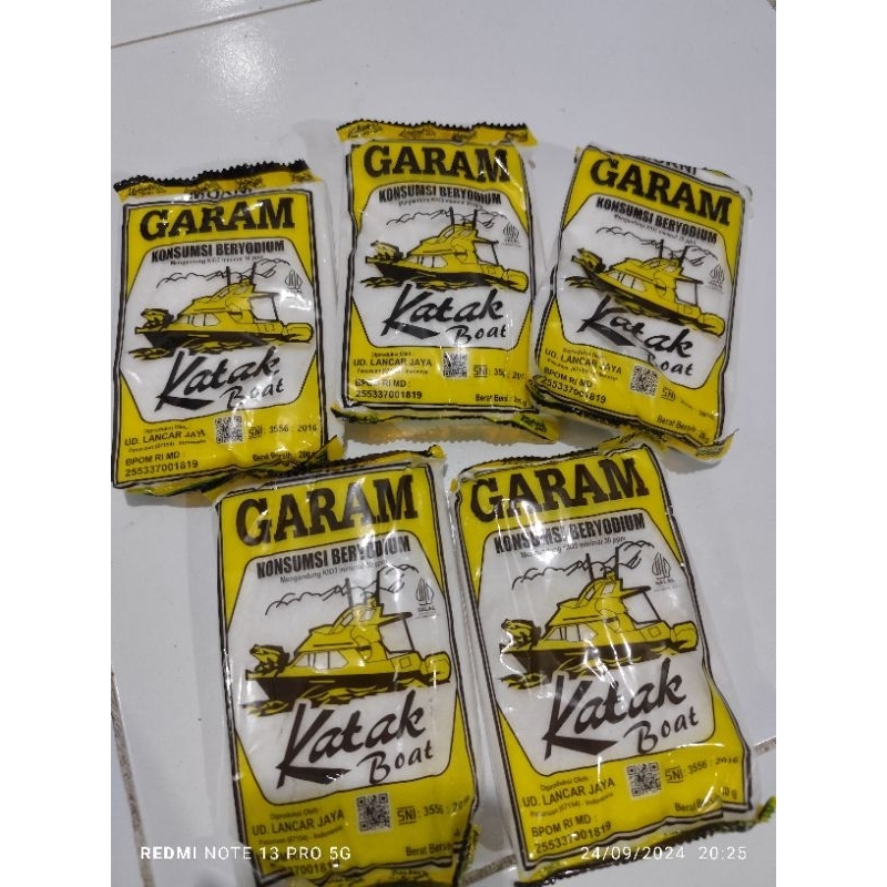 

Garam beryodium cap katak 200g ecer