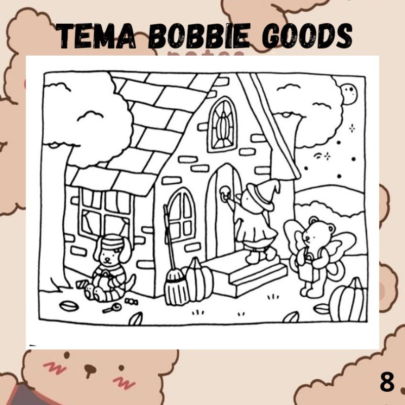 

KERTAS MEWARNAI/KERTAS MENGGAMBAR/BUKU GAMBAR/COLORING/SKETSA BOBBIE GOODS