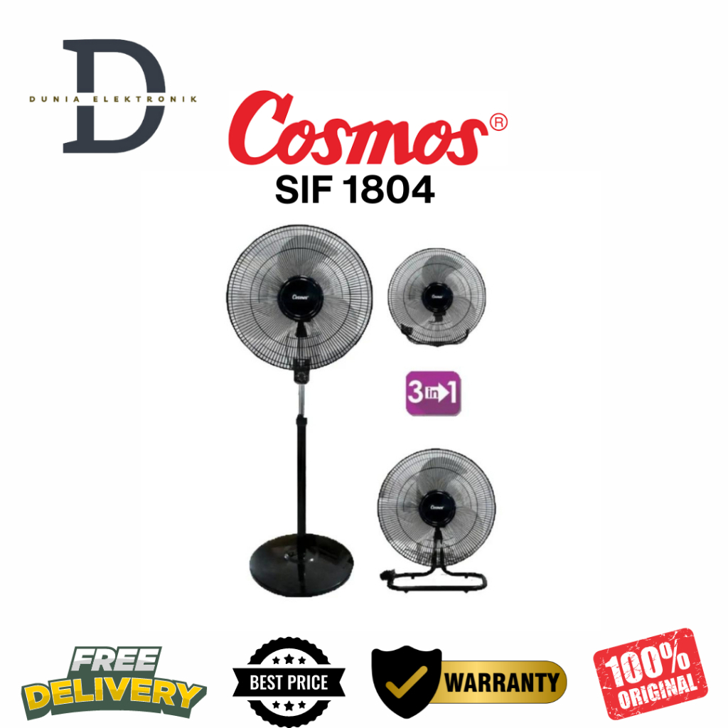 KIPAS ANGIN BERDIRI COSMOS - SIF 1804 - 18 INCH