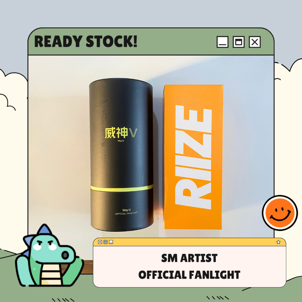 [READY STOCK] SM Artist - Official Fanlight / Lightstick NEW SEALED WayV RIIZE Leekbong