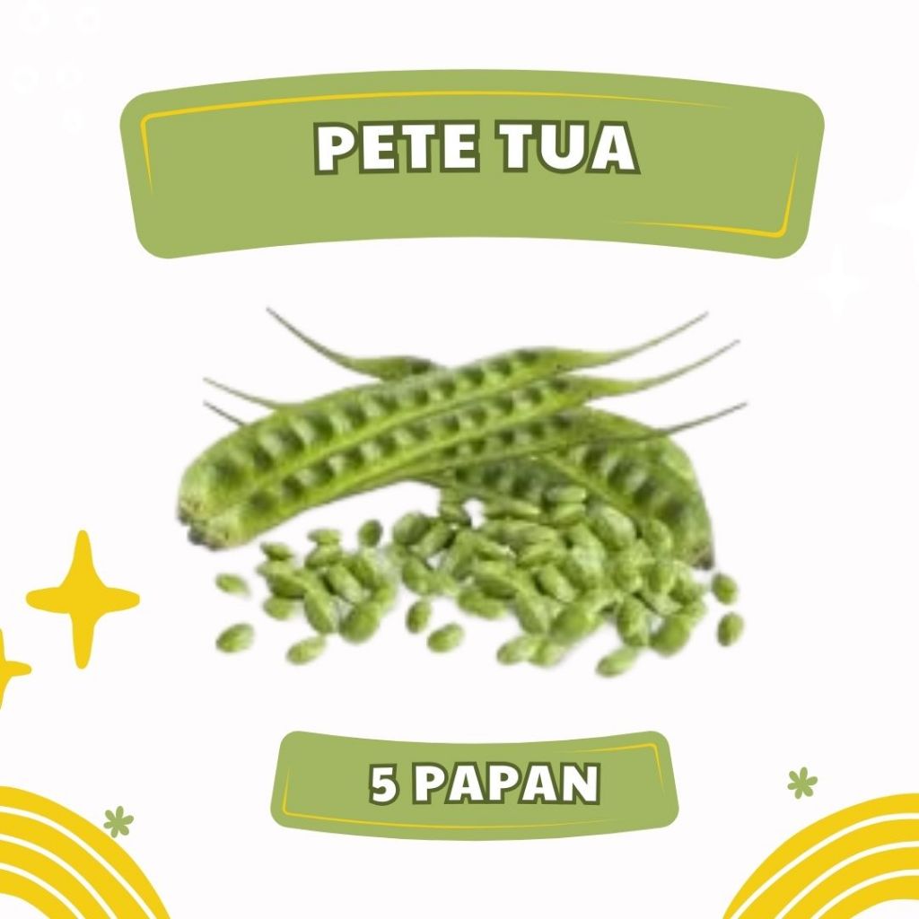 

Pete / Petai Tua Super Jumbo 5 Papan Fresh Jakarta