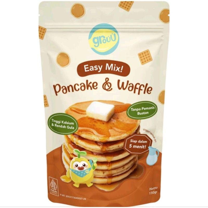 

Grouu Easy Mix Pancake & Waffle 150 gr