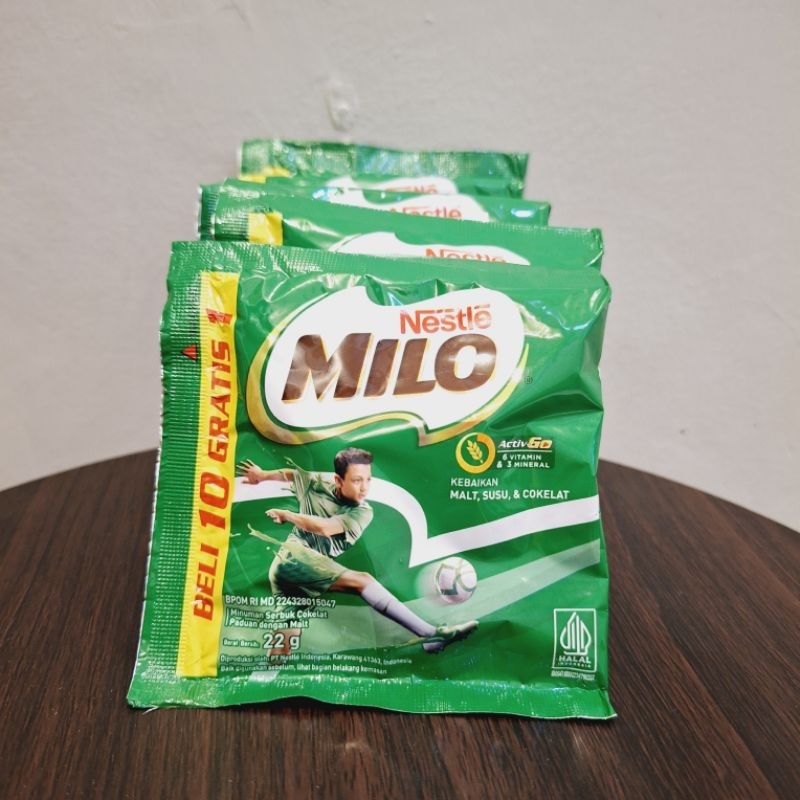 

Milo sachet 1 renceng isi 10 pcs