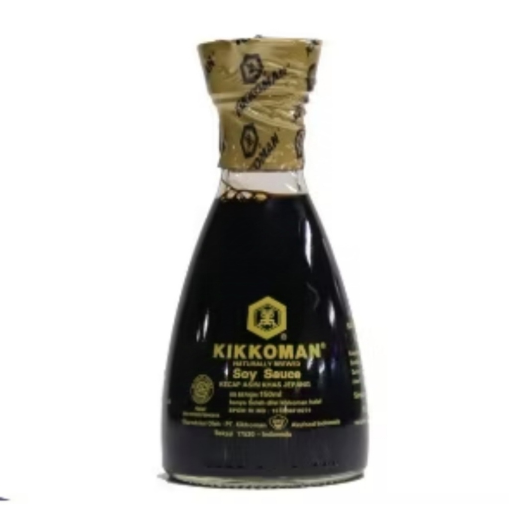 

JKL Kikkoman Kecap Asin Khas Jepang - Japanese Soy Sauce - Shoyu - Dispenser - 150ml - Halal