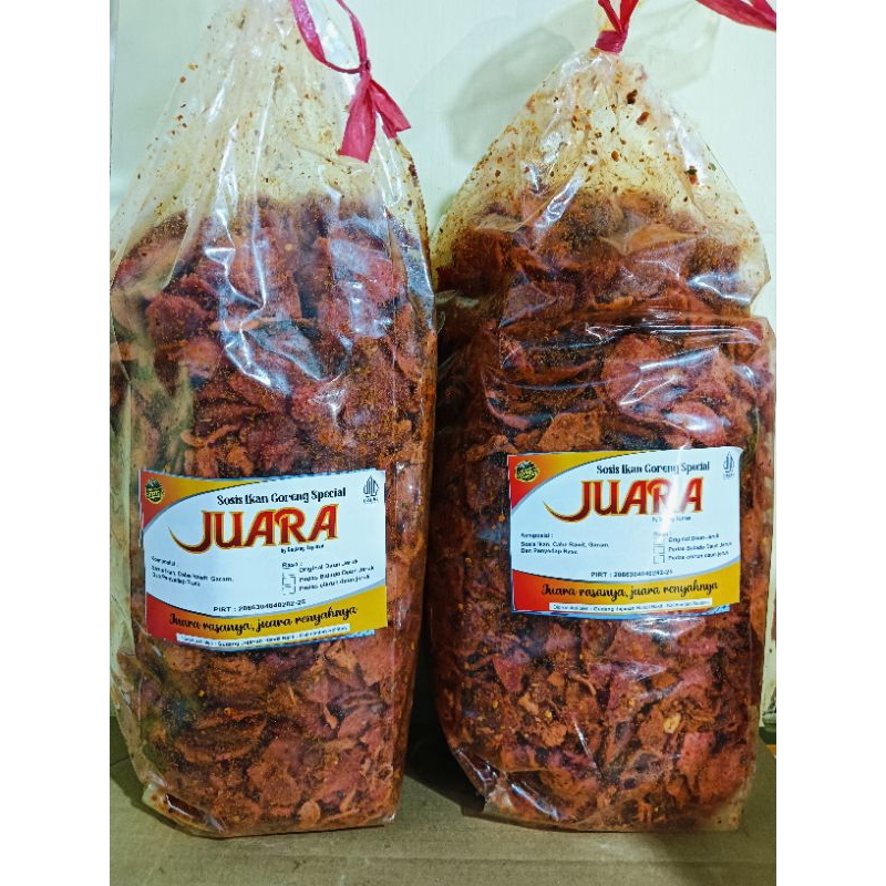 

Sosis goreng super pedas daun jeruk 1 ball