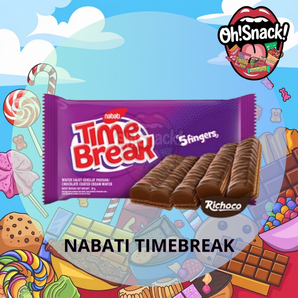 

Nabati Time Break 1 Renceng Isi 10 Pcs