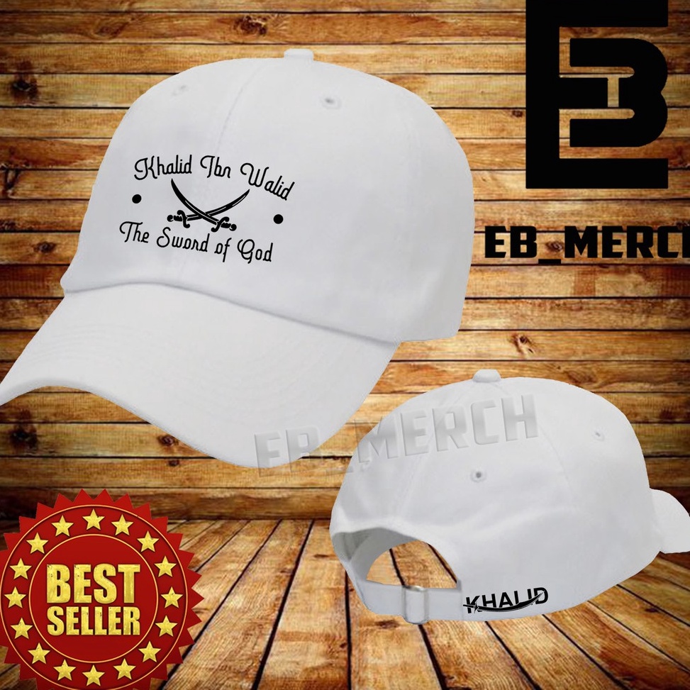 Diskon Pemesanan Import Quality Topi BASEBALL KHALID BIN WALID Pria  Wanita EBMERCH