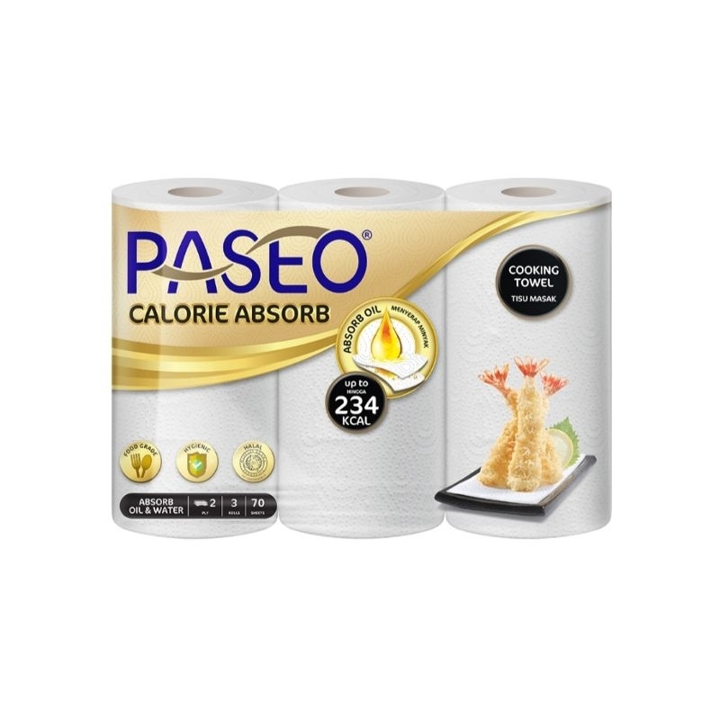 TISU MINYAK PASEO / PASEO KITCHEN TOWEL TISU / PASEO TISU MINYAK