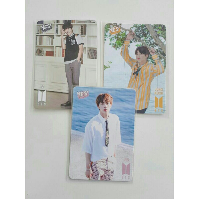 YES card BTS / photocard bts
