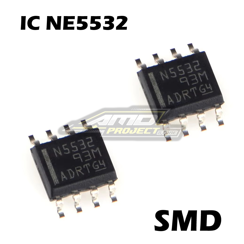 IC NE5532 NE 5532 Amplifier Penguat Audio Low Noise SMD