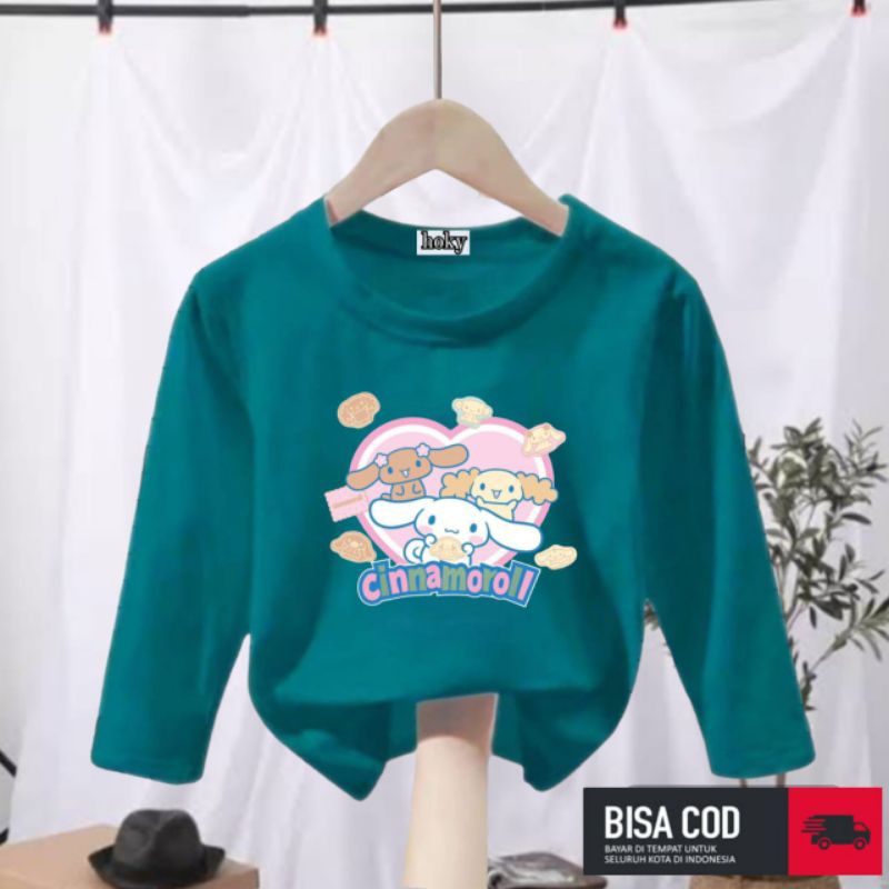 kaos lengan panjang anak2 unisex(C-moroll) harga murah kualitas