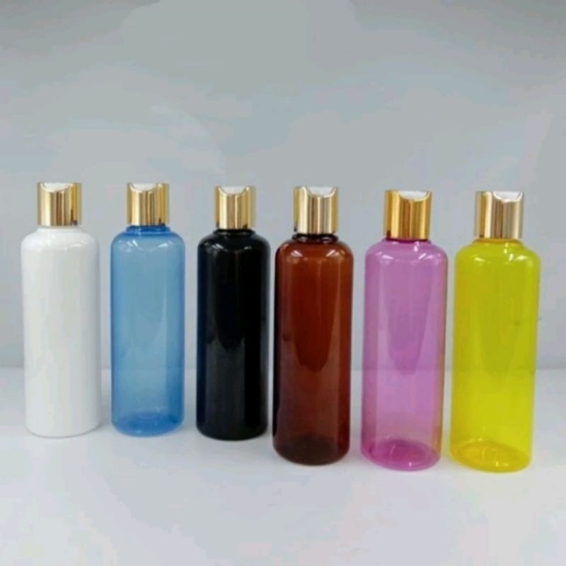 Botol Presstop Tutup 250ml / Botol 250ml Presstop Tutup Gold
