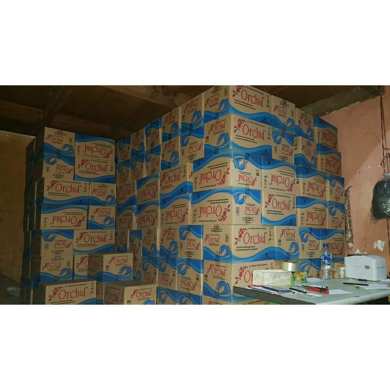 

Air Mineral Gelas Orchid 220m 1 dos isi 48 INSTAN saja