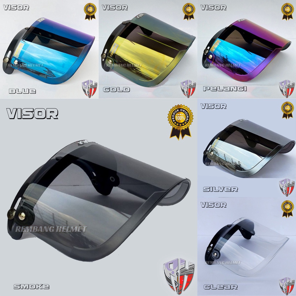 KACA HELM DATAR ALL VARIAN UNTUK HELM CARGLOSS JP DAN JPN