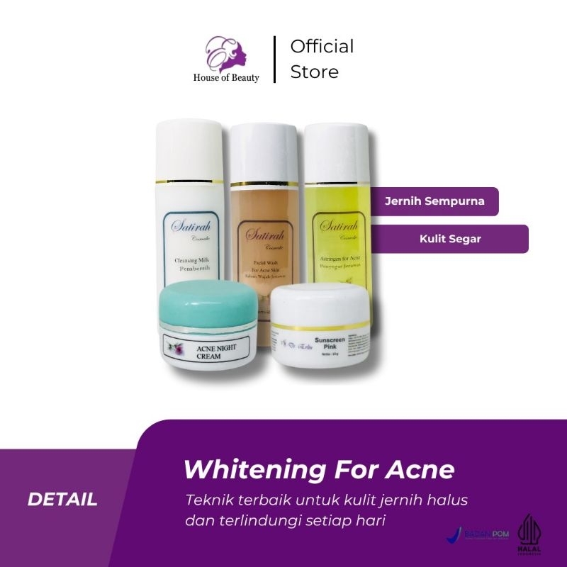 Dr Erlin - Whitening For Acne - House of Beauty | Kilau Cerah Bebas Jerawat Instan