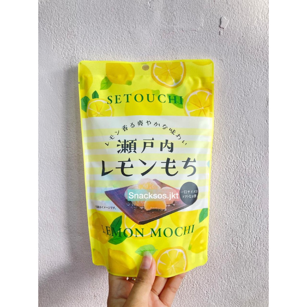 

RB SEIKI SETOUCHI LEMON / WHITE PEACH / MELON / STRAWBERRY / MANDARIN ORANGE / MATCHA - KUE MOCHI