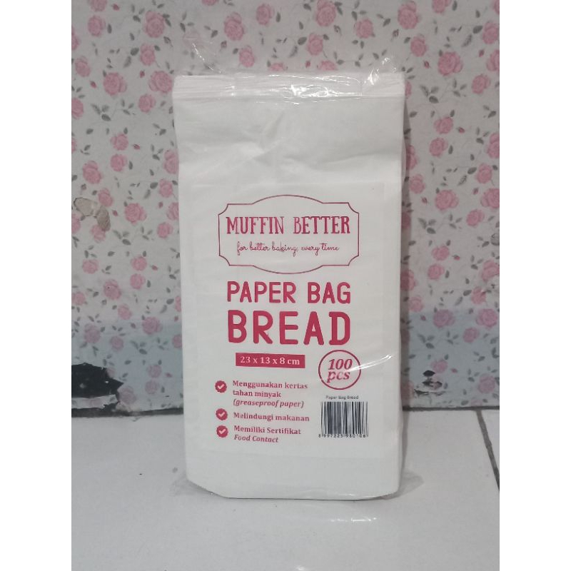 

paper bag paperbag bread kantong kertas fried chicken kentang 23x13x8