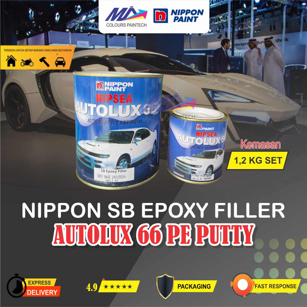 NIPPON EPOXY FILLER AUTOLUX 66 SB  GREY 1,2KG