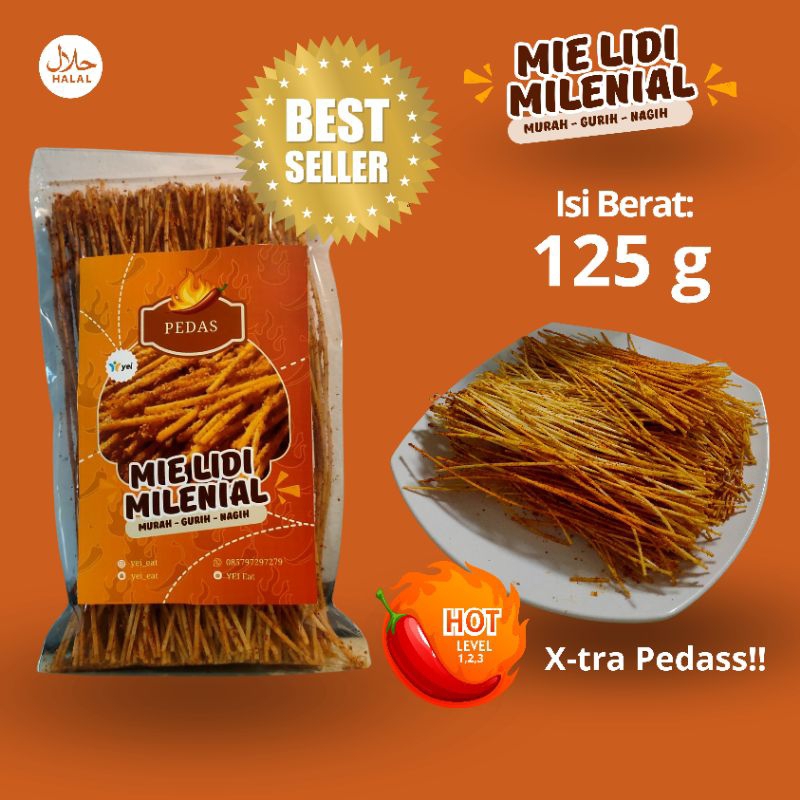 

Mie Lidi 125 g Murah Gurih Nagih