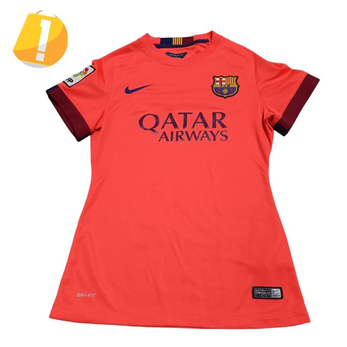 NIKE JERSEY WOMAN NEYMAR JR BARCELONA 2014 / 2015 GIRLS BAJU BOLA WANITA FOOTBALL SOCCER JERSEY LADI