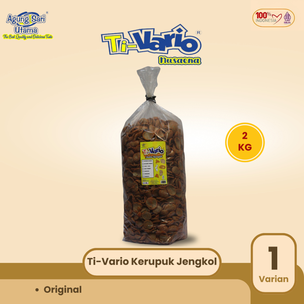 

TI-VARIO KERUPUK JENGKOL PREMIUM 2KG - Renyah - Nikmat - Jengkol