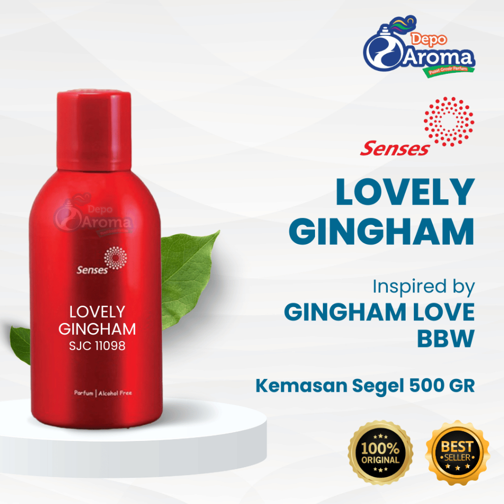 PARFUM BIBIT MURNI - LOVELY GINGHAM - 500 Gr - SENSES