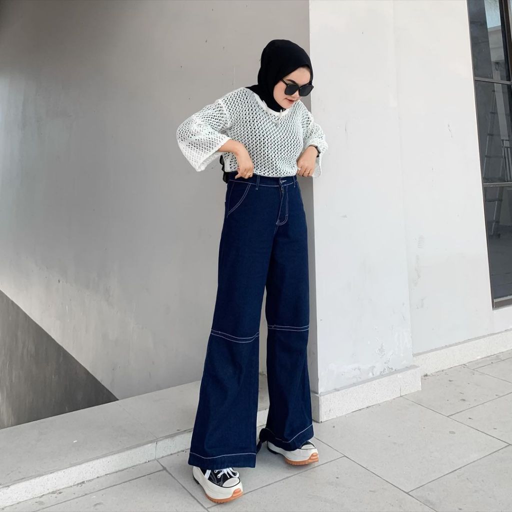 OSSO JEANS - Eva Ribbon Kulot Jeans