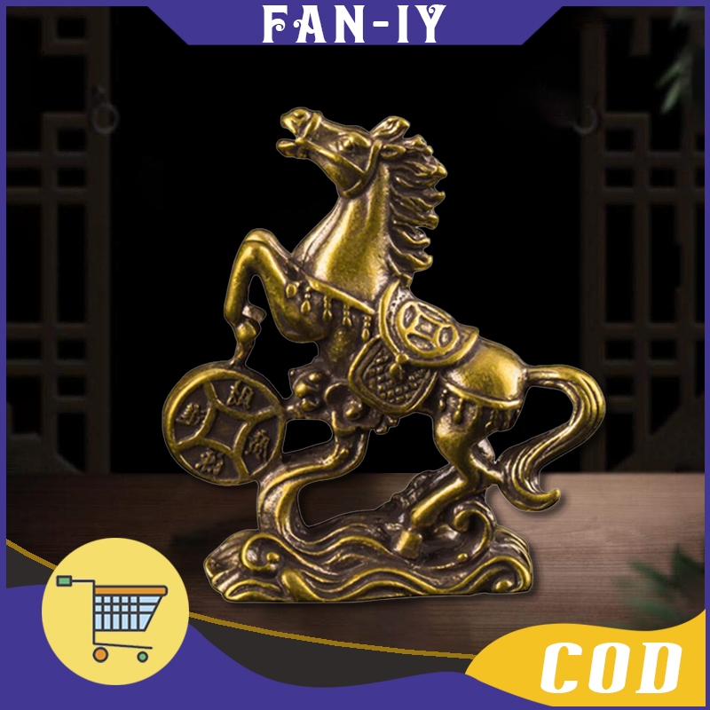 Patung Kuda Kuningan Feng Shui Hiasan Patung Kuda Home Decoration