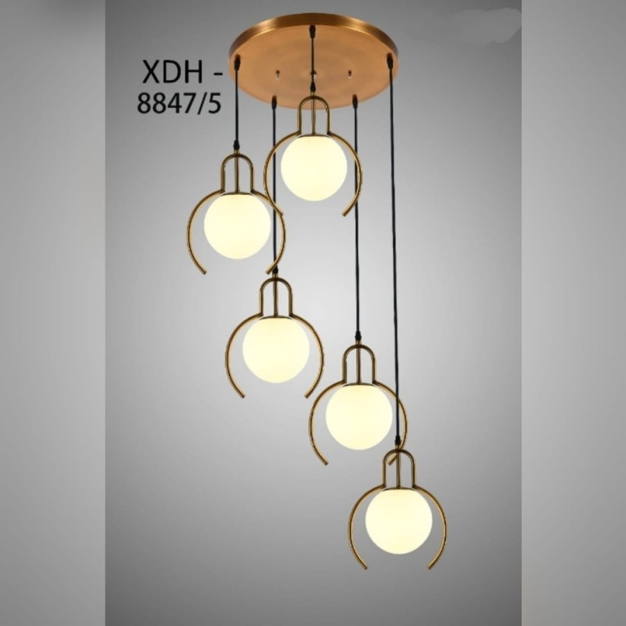 SL8847-5 LAMPU GANTUNG HIAS VOID TANGGA MINIMALIS PENDANT LAMP
